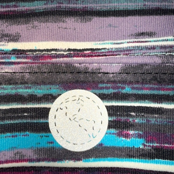 Threads 4 Thought Striped Thin Strap Crop Top /Sports Bra Med Orig $50 - Picture 3 of 5